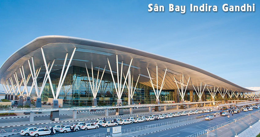 san bay new delhi