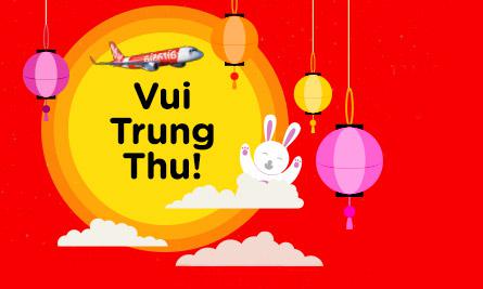 Vui tết Trung Thu giá vé chỉ 6 USD! từ AirAsia