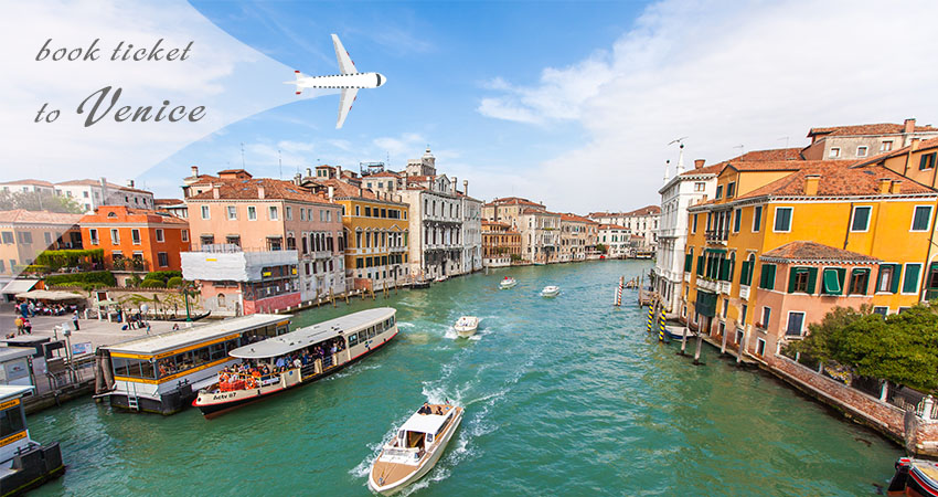 Vé máy bay đến Venice
