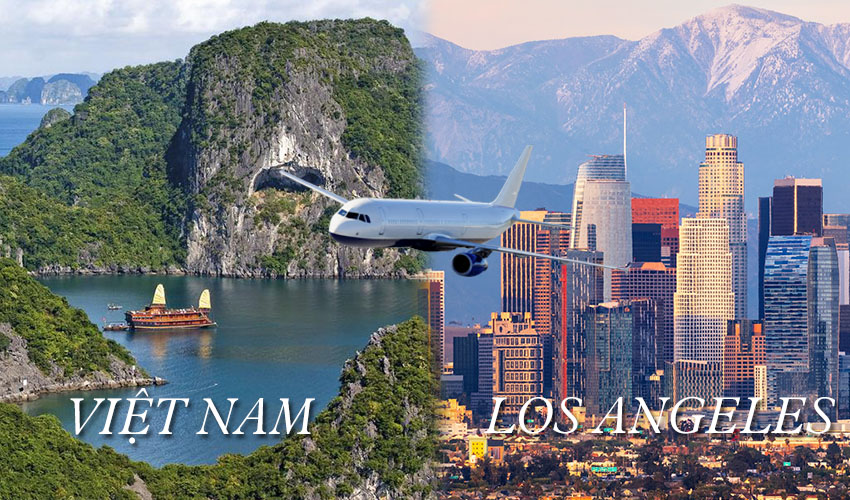 Thời gian bay từ Los Angeles về Việt Nam